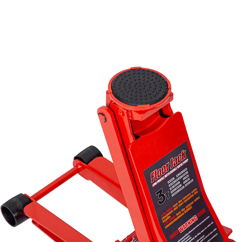 Cric de sol professionnel à profil bas OY1051L 3 tonnes (pompe double)