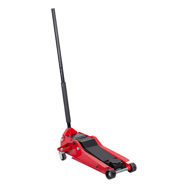 Cric de sol portable à profil bas OY1055L de 5 tonnes (pompe double)