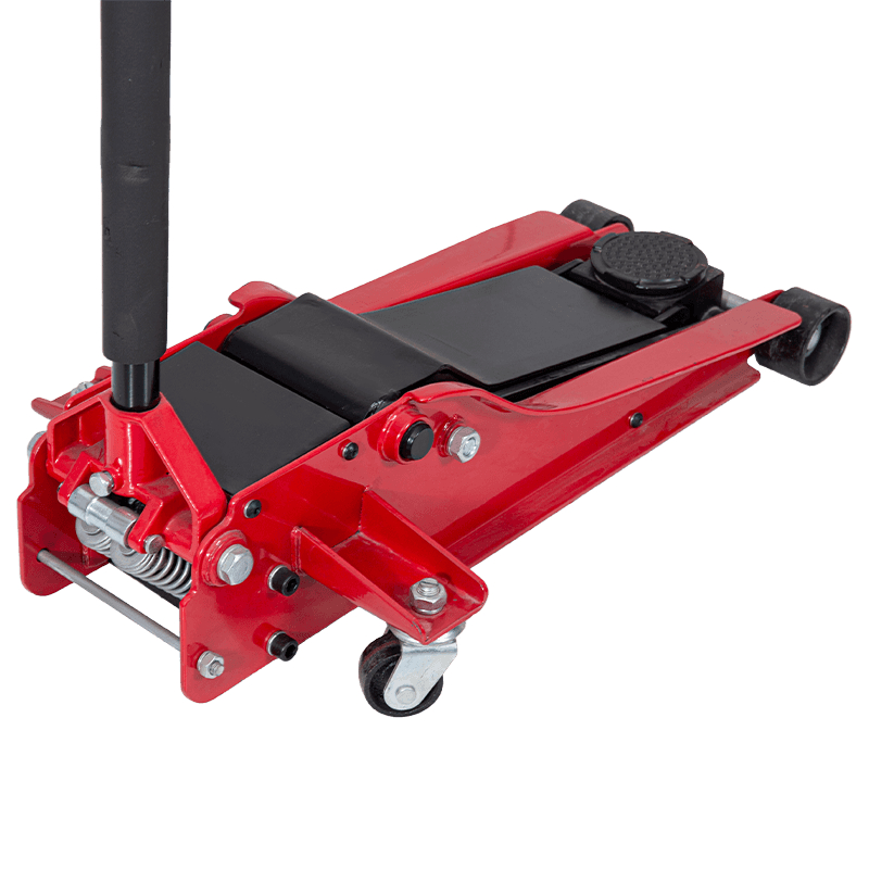 Cric de sol portable à profil bas OY1055L de 5 tonnes (pompe double)