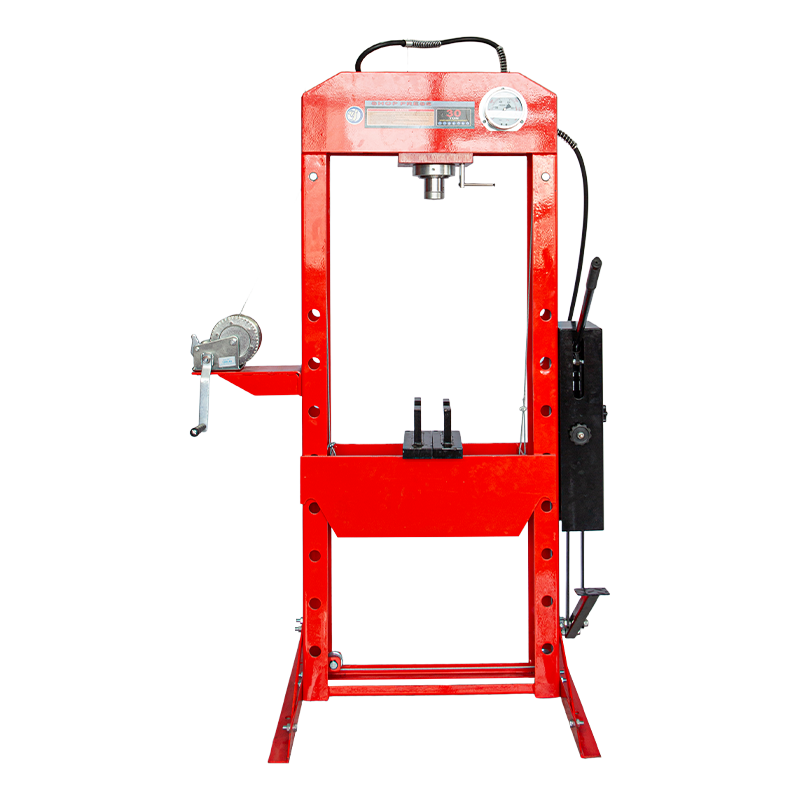Presse d'atelier hydraulique à commande au pied OY2030D-2 de 30 tonnes avec jauge