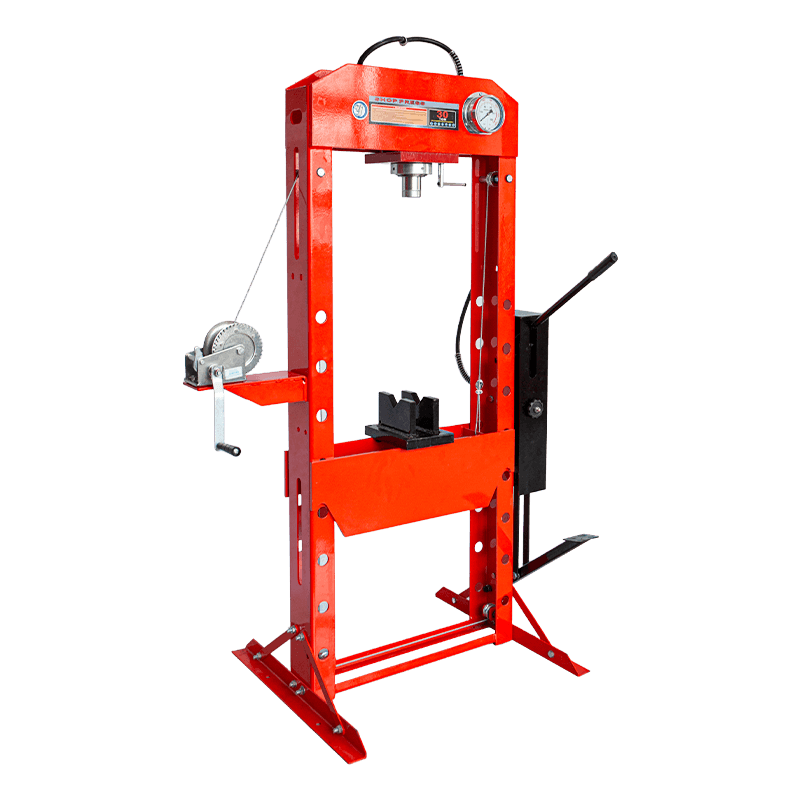 Presse d'atelier hydraulique à commande au pied OY2030D-2 de 30 tonnes avec jauge