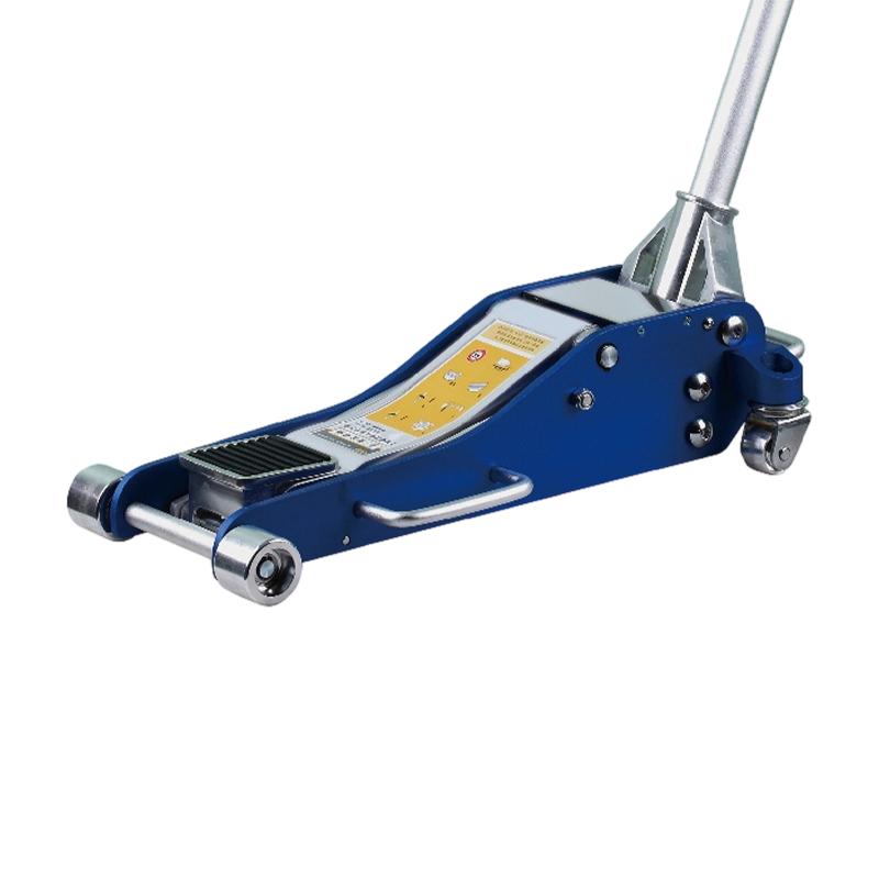 Cric de sol standard en aluminium OY1057-1 de 2 tonnes (pompe double)