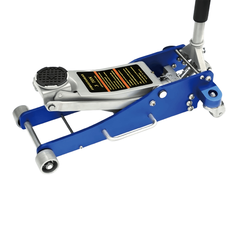 Cric de sol en alliage d'acier et aluminium OY1057-2 de 2,5 tonnes (pompe double)