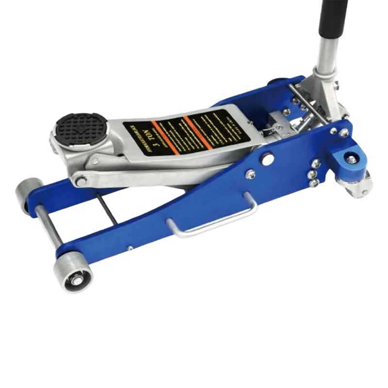 Cric de sol en aluminium haute capacité OY1058A 3 tonnes (pompe double)