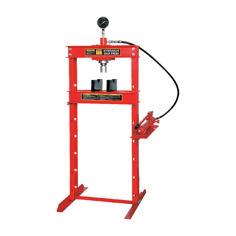Presse d'atelier hydraulique OY2012 de 12 tonnes avec jauge