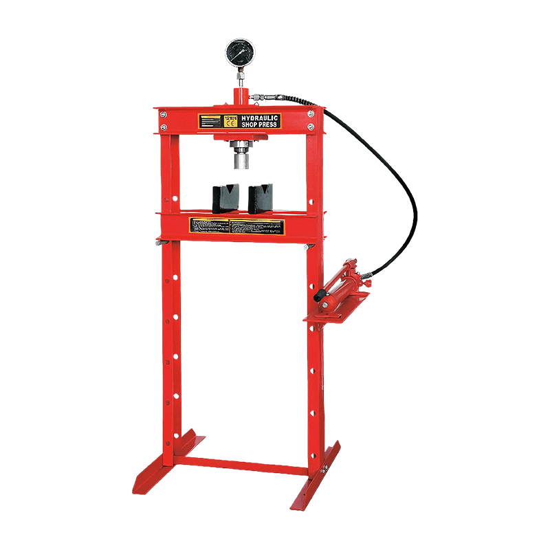 Presse d'atelier hydraulique OY2012 de 12 tonnes avec jauge