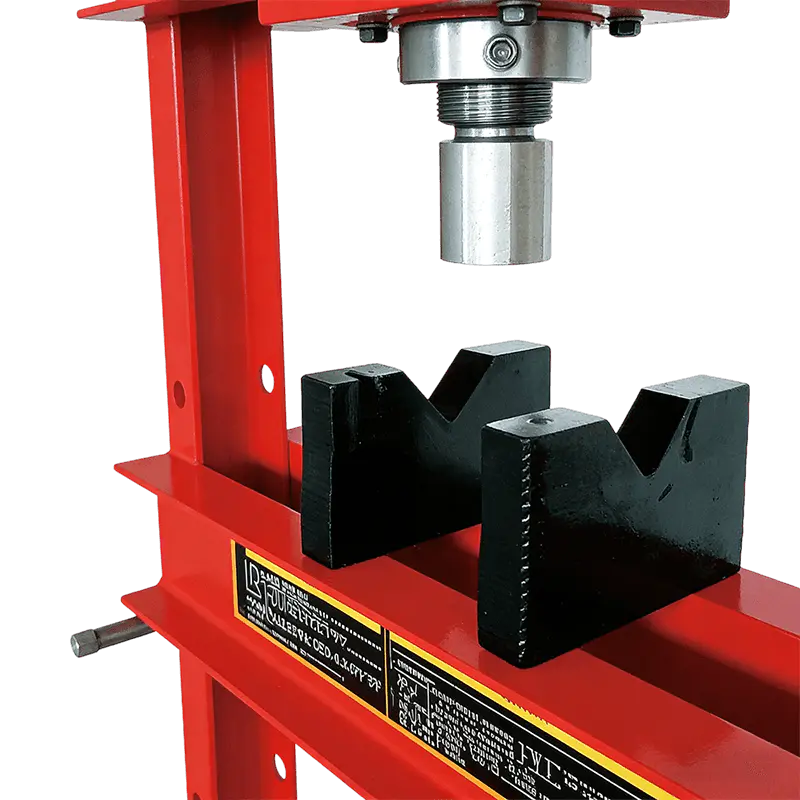 Presse d'atelier hydraulique OY2012 de 12 tonnes avec jauge