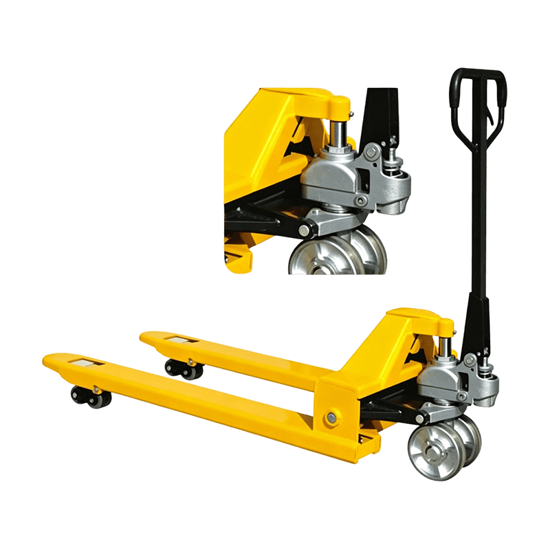 OY01DF Transpalette manuel hydraulique 1000 kg à fourches étroites