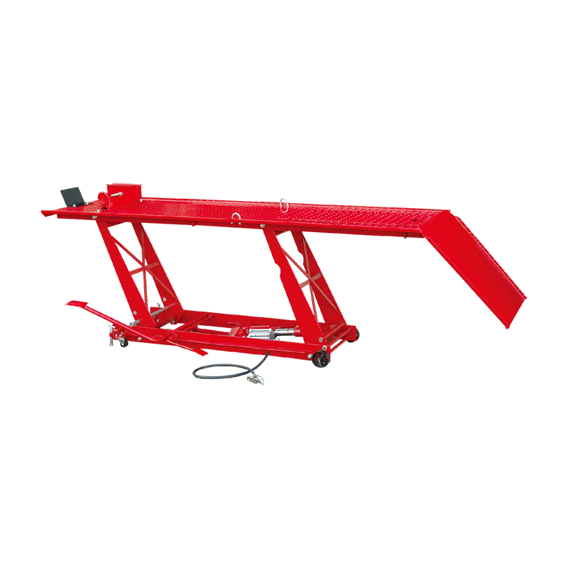 OY6002 Pont élévateur moto pneumatique à structure renforcée 1000 lb