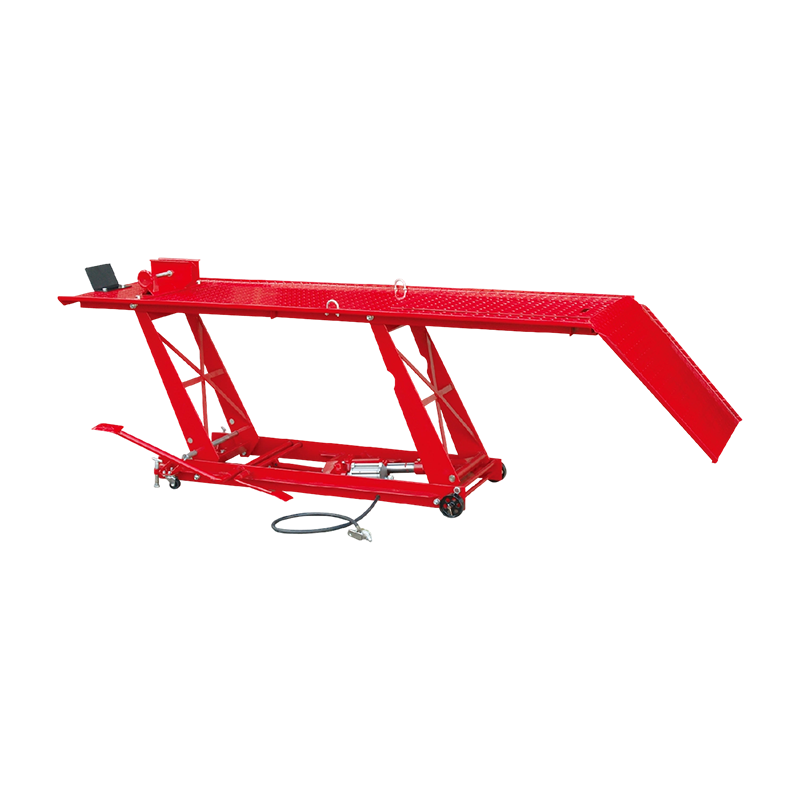 OY6002 Pont élévateur moto pneumatique à structure renforcée 1000 lb