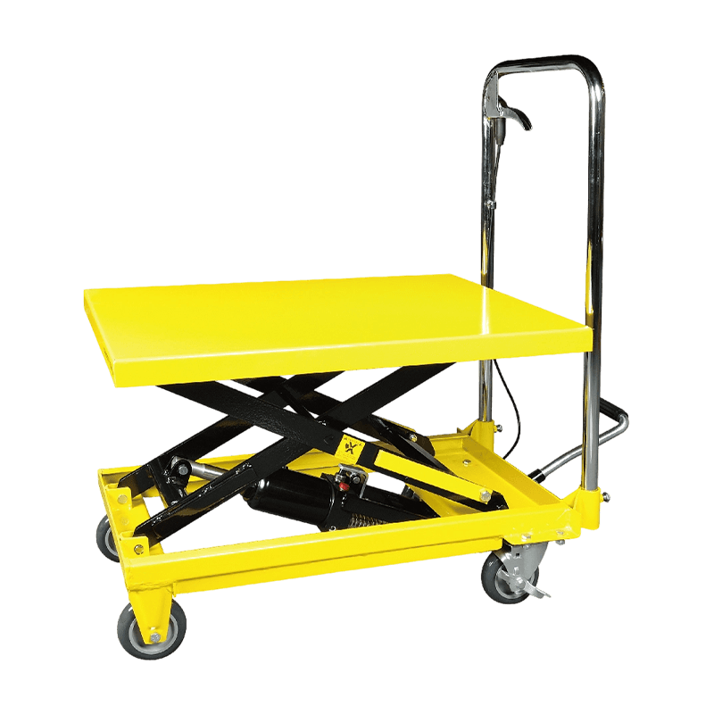 Chariot de table de levage à ciseaux hydraulique robuste OYP750 750 kg